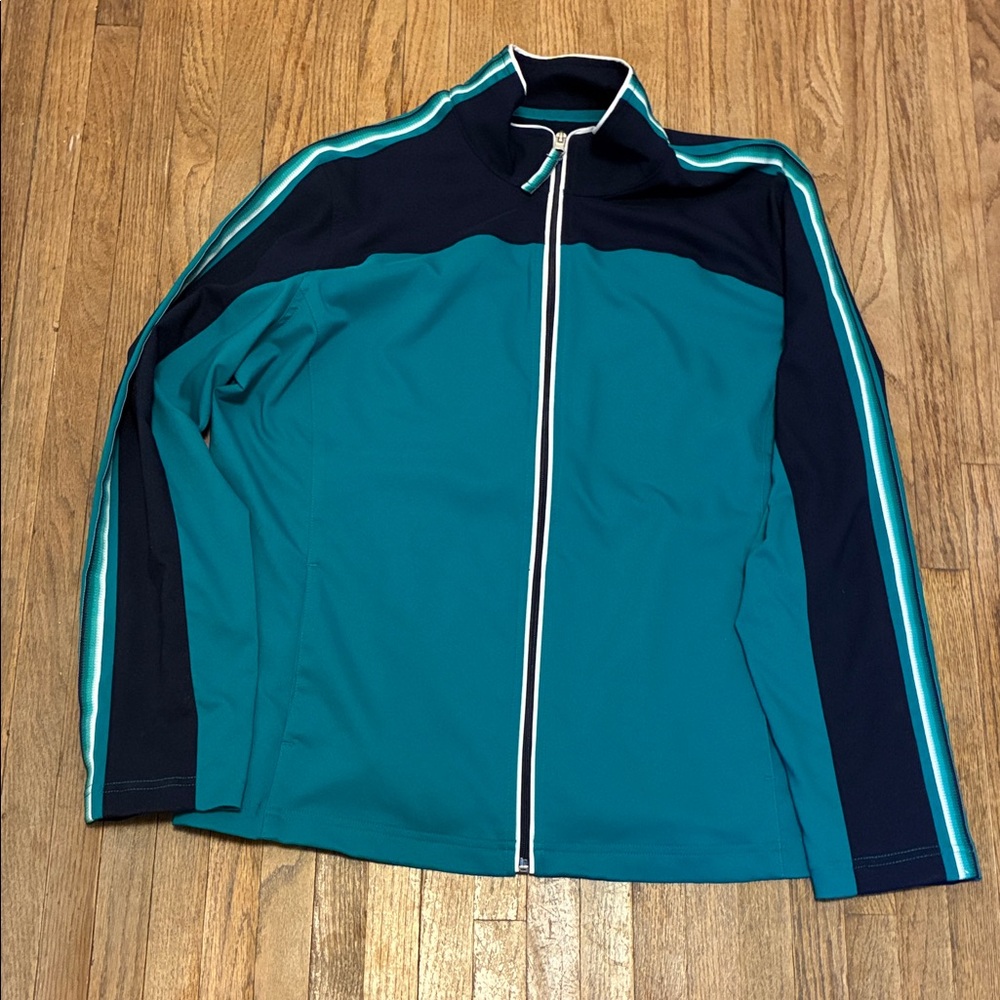 made for life Teal and Navy Sport Jacket XL
